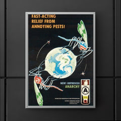 Anti-US Anti-USSR Anarchist Poster, 1981 poster 5