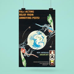Anti-US Anti-USSR Anarchist Poster, 1981 poster 6