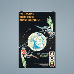 Anti-US Anti-USSR Anarchist Poster, 1981 poster 9
