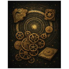 Antikythera mechanism exploded celestial diagram jigsaw puzzle