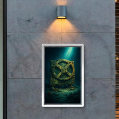 Antikythera mechanism under seabed light poster 2