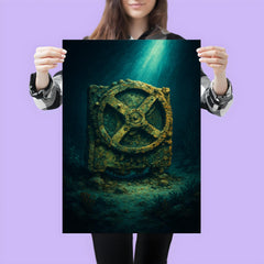 Antikythera mechanism under seabed light poster 3