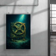 Antikythera mechanism under seabed light poster 4