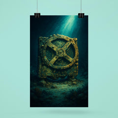 Antikythera mechanism under seabed light poster 6
