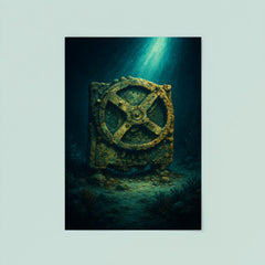 Antikythera mechanism under seabed light poster 8