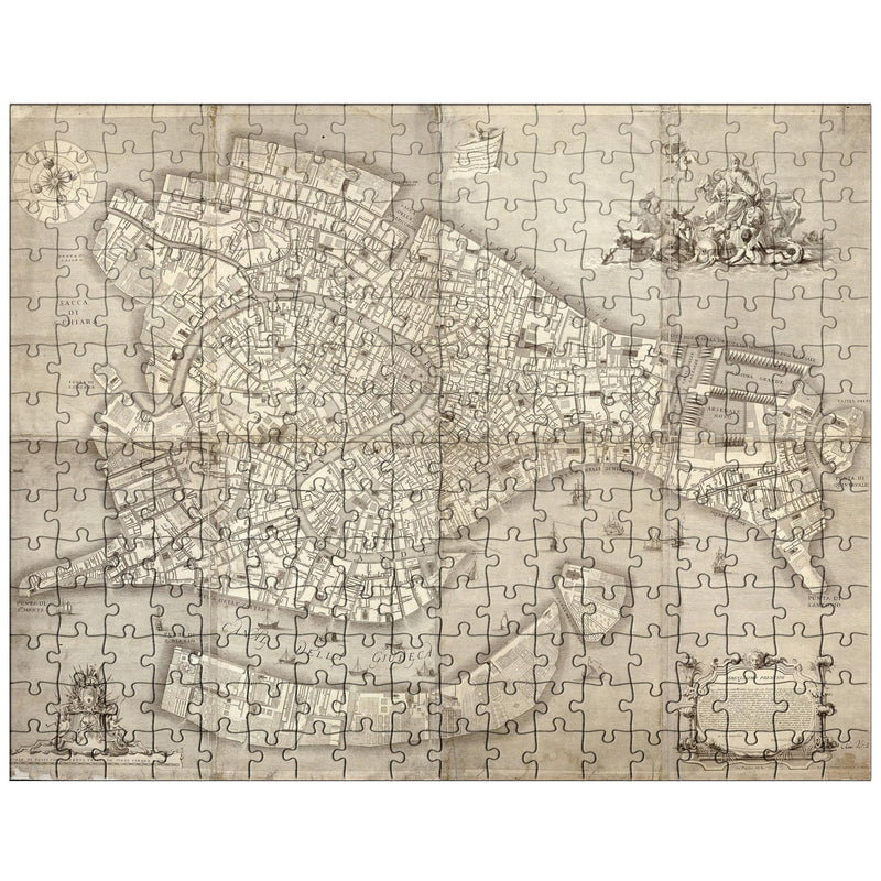 Antique Venice 1729 Map jigsaw puzzle
