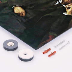 Anton Chekhov metal print mockup