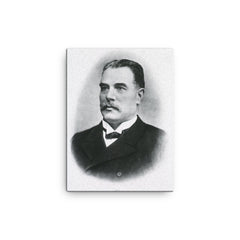 Anton Weichselbaum canvas print on a plain backdrop in size 12"x16".