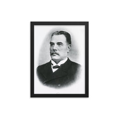 Anton Weichselbaum framed print on a plain backdrop in size 12"x16".