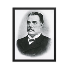 Anton Weichselbaum framed print on a plain backdrop in size 16"x20".