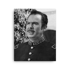Antonio Aguilar canvas print on a plain backdrop in size 16"x20".