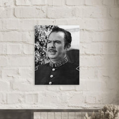 Antonio Aguilar metal print mockup