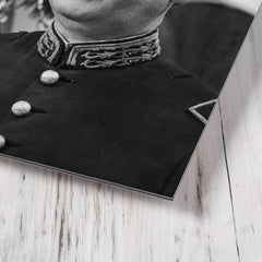 Antonio Aguilar metal print mockup