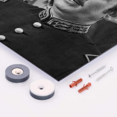 Antonio Aguilar metal print mockup