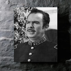 Antonio Aguilar metal print mockup