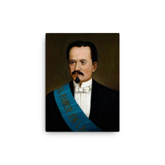 Antonio Borrero canvas print on a plain backdrop in size 12"x16".