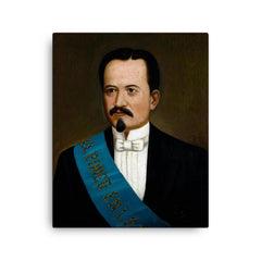 Antonio Borrero canvas print on a plain backdrop in size 16"x20".