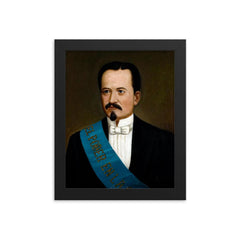 Antonio Borrero framed print on a plain backdrop in size 8"x10".