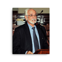 Antonio Brack Egg canvas print on a plain backdrop in size 16"x20".