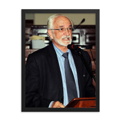 Antonio Brack Egg framed print on a plain backdrop in size 18"x24".