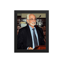 Antonio Brack Egg framed print on a plain backdrop in size 8"x10".