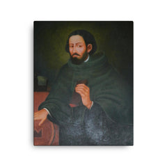 Antonio de Morga canvas print on a plain backdrop in size 16"x20".
