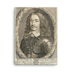 Antonio Pimentel do Prado canvas print on a plain backdrop in size 18"x24".