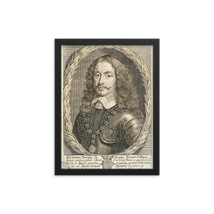 Antonio Pimentel do Prado framed print on a plain backdrop in size 12"x16".