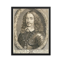 Antonio Pimentel do Prado framed print on a plain backdrop in size 16"x20".