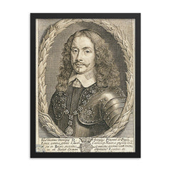 Antonio Pimentel do Prado framed print on a plain backdrop in size 18"x24".