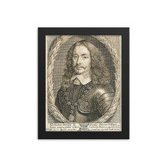 Antonio Pimentel do Prado framed print on a plain backdrop in size 8"x10".