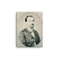 Antonio Raimondi canvas print on a plain backdrop in size 12"x16".