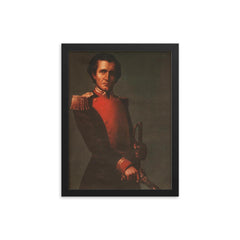 Antonio Ricaurte framed print on a plain backdrop in size 12"x16".