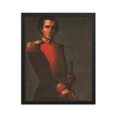 Antonio Ricaurte framed print on a plain backdrop in size 16"x20".