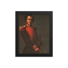 Antonio Ricaurte framed print on a plain backdrop in size 8"x10".