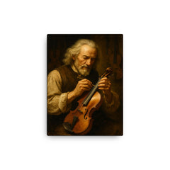 Antonio Stradivari canvas print on a plain backdrop in size 12"x16".