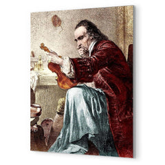 Antonio Stradivari metal print mockup