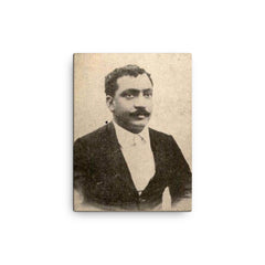 Anukul Chandra Mukherjee canvas print on a plain backdrop in size 12"x16".