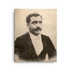 Anukul Chandra Mukherjee canvas print on a plain backdrop in size 16"x20".