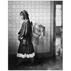 Apache girl with basket jigsaw puzzle