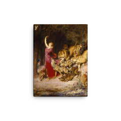 Aphrodite by Briton Riviere canvas print on a plain backdrop in size 12"x16".