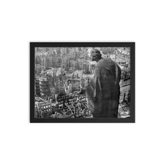 Apocalypse in Dresden framed print on a plain backdrop in size 12"x16".