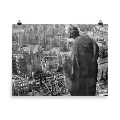 Apocalypse in Dresden poster on a plain backdrop in size 8"x10".