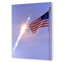 Apollo 11 Launch metal print mockup