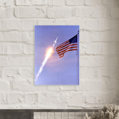 Apollo 11 Launch metal print mockup