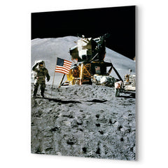 Apollo 15 metal print mockup