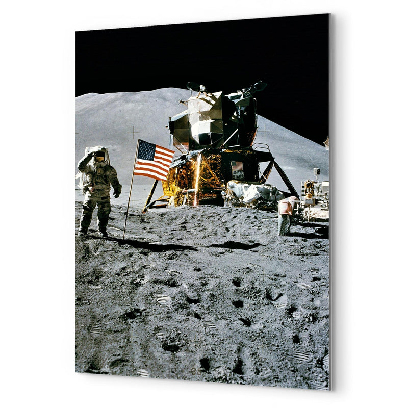 Apollo 15 metal print mockup