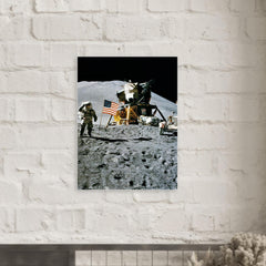 Apollo 15 metal print mockup