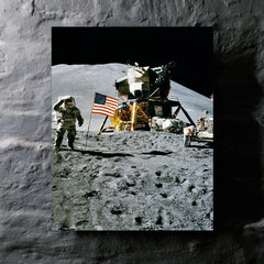 Apollo 15 metal print mockup