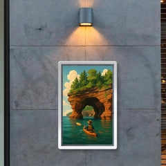 Apostle Island Sea Caves Wisconsin USA poster 2